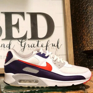 Nike Air Max 90 Wmns Sz 15.5 Purple White Wmns 15.5 | Mens 14 #CW1360 100